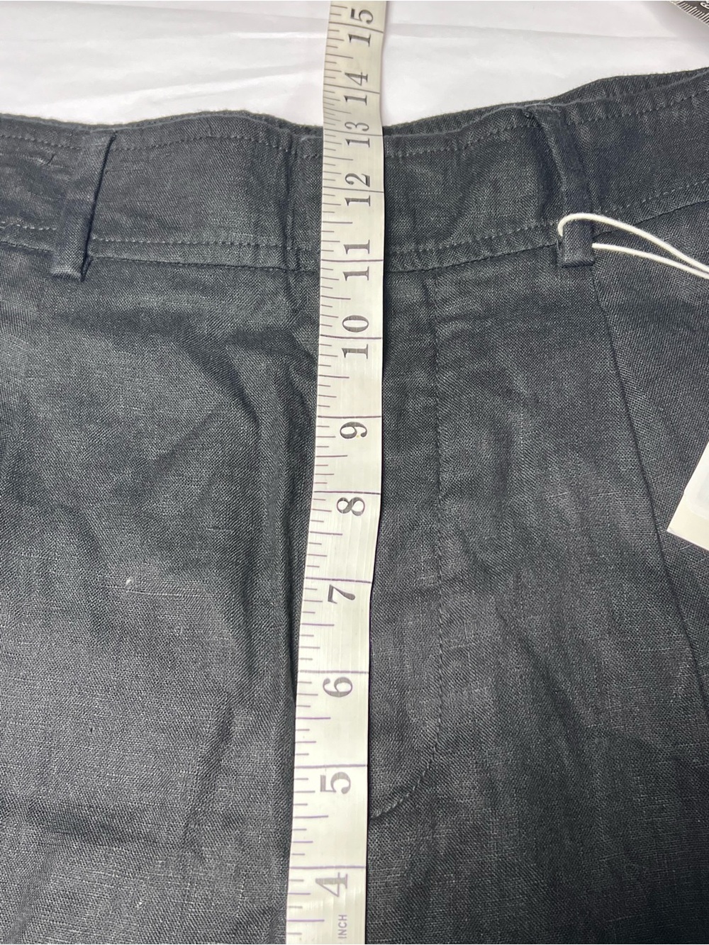 Everlane The Linen Way-High Drape Pant Black Wide Leg Classic Trousers Sz 4 NWT - Picture 10 of 14